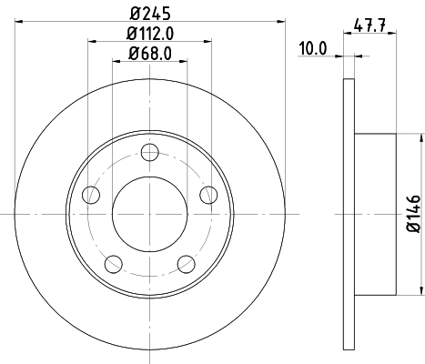 Brake Disc (MDC831)