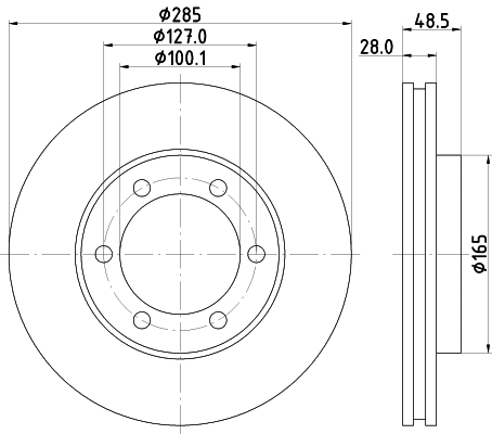 Brake Disc (MDC2347)