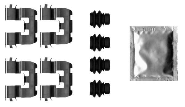 Accessory Kit, disc brake pad (MBA0039)