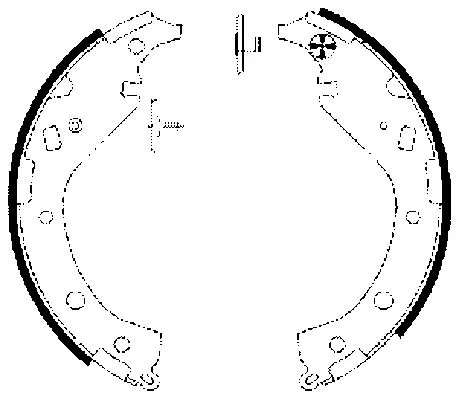 Brake Shoe Set (MFR547)