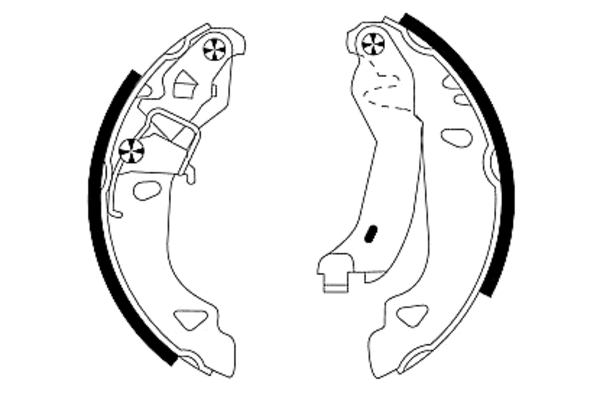 Brake Shoe Set (MFR405)