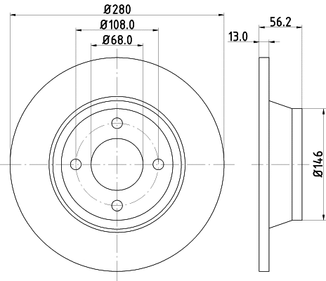 Brake Disc (MDC812)