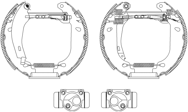 Brake Shoe Set (MSP054)