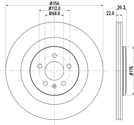 Brake Disc (MDC2768C)