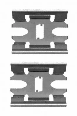 Accessory Kit, disc brake pad (MBA1663)