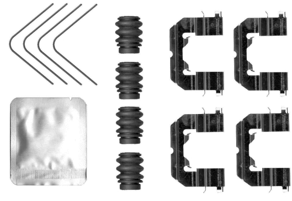Accessory Kit, disc brake pad (MBA0118)