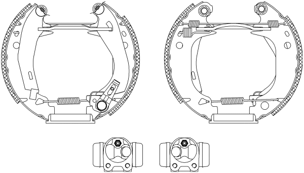 Brake Shoe Set (MSP042)