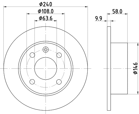 Brake Disc (MDC411)