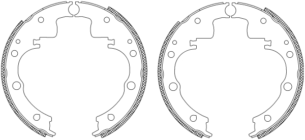 Brake Shoe Set (MSK023)