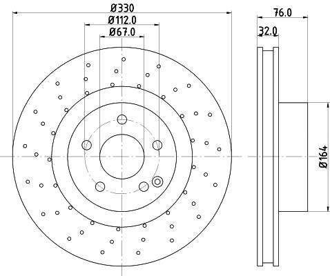 Brake Disc (MDC1425)