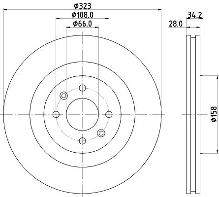 Brake Disc (MDC2599)