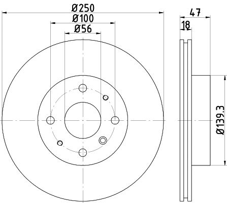 Brake Disc (MDC2103)