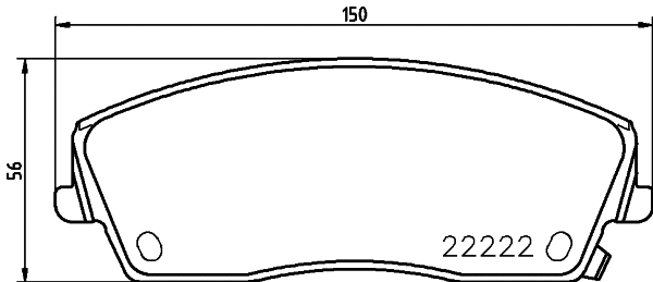 Brake Pad Set, disc brake (MDB3821)