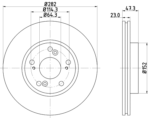 Brake Disc (MDC1567)