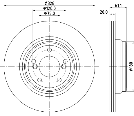 Brake Disc (MDC2678)
