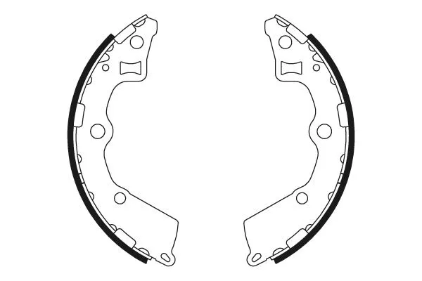 Brake Shoe Set (MFR666)