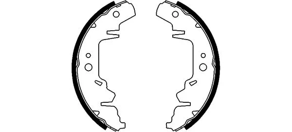 Brake Shoe Set (MFR416)