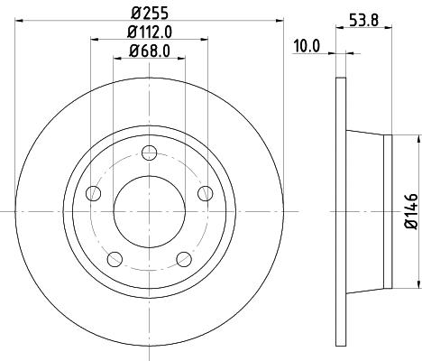 Brake Disc (MDC1480)