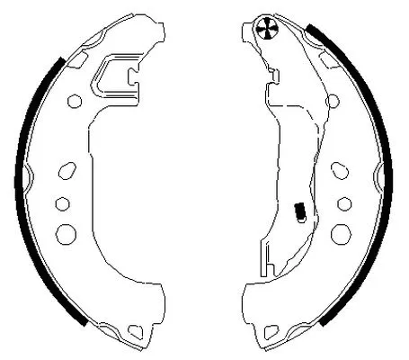 Brake Shoe Set (MFR718)