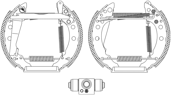 Brake Shoe Set (MSP302)