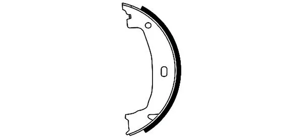 Brake Shoe Set, parking brake (MFR499)