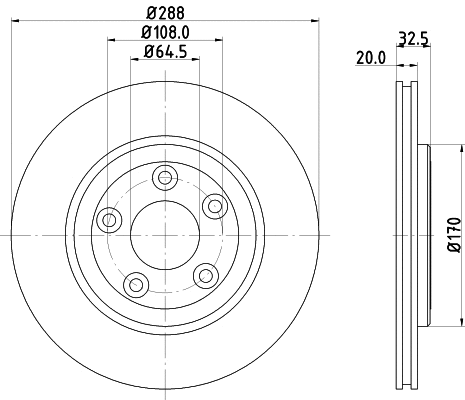 Brake Disc (MDC1372)