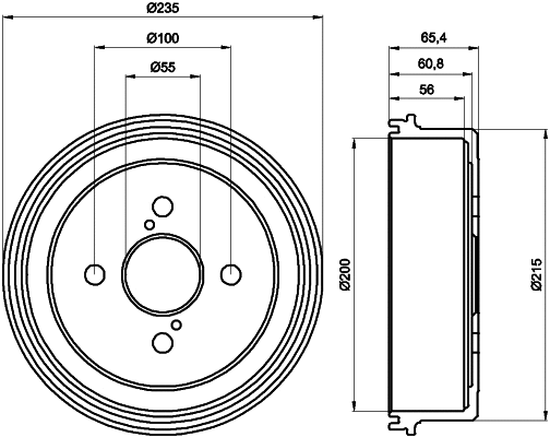 Brake Drum (MBD230)