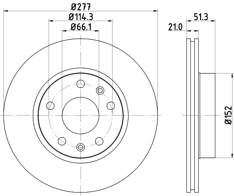 Brake Kit, disc brake (MDK0201)