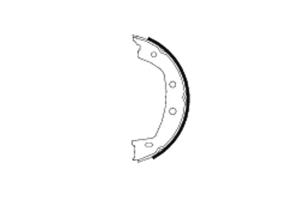 Brake Shoe Set, parking brake (MFR587)