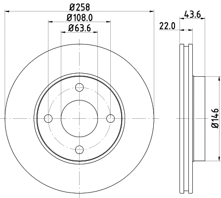 Brake Disc (MDC1030)