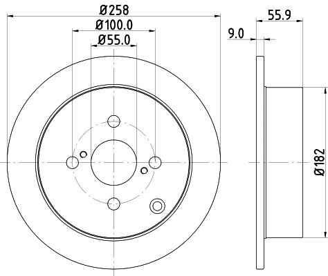 Brake Disc (MDC1678)