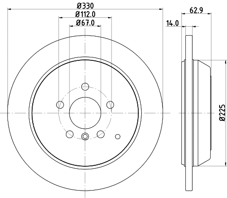 Brake Disc (MDC2066)