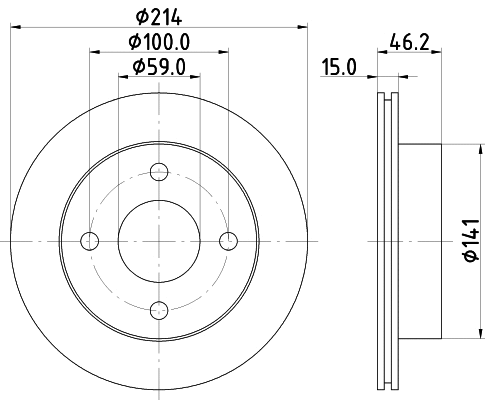 Brake Disc (MDC861)