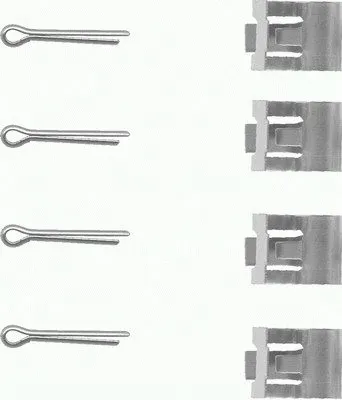 Accessory Kit, disc brake pad (MBA959)