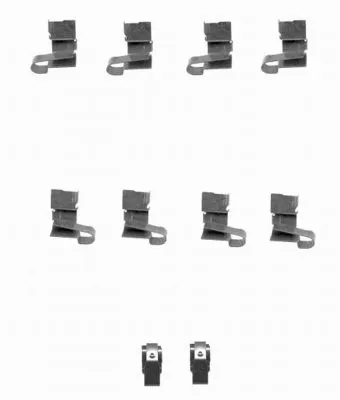 Accessory Kit, disc brake pad (MBA1671)