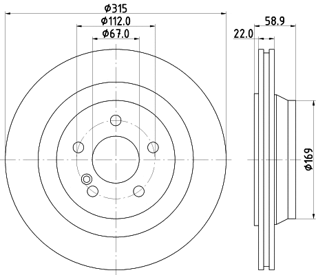 Brake Disc (MDC1782)