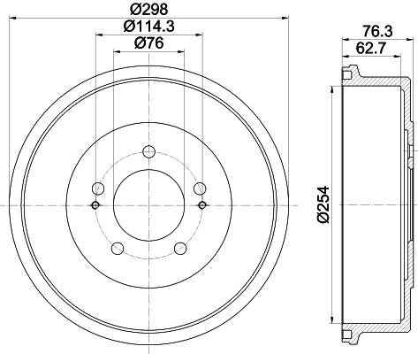Brake Drum (MBD337)