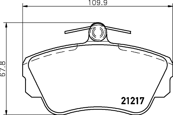 Brake Kit, disc brake (MDK0143)