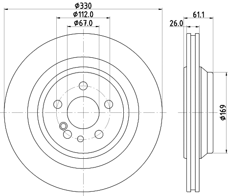 Brake Disc (MDC2717)