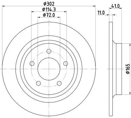 Brake Disc (MDC2202)