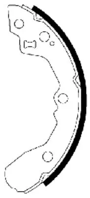 Brake Shoe Set (MFR605)