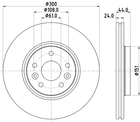 Brake Disc (MDC2653)
