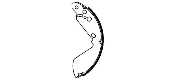 Brake Shoe Set (MFR397)