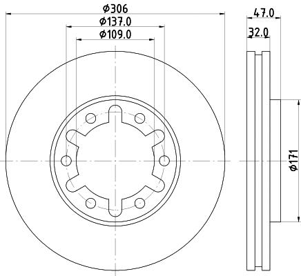 Brake Disc (MDC1509)