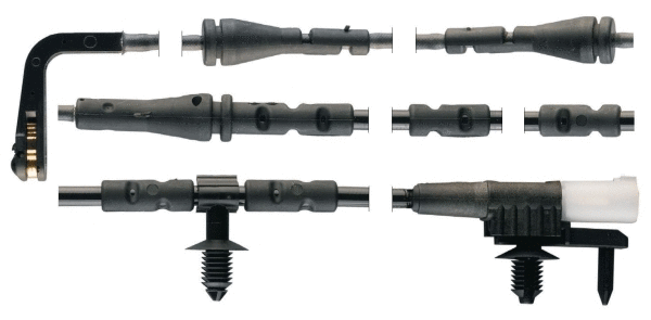 Warning Contact, brake pad wear (MWI0628)