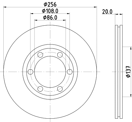 Brake Disc (MDC972)