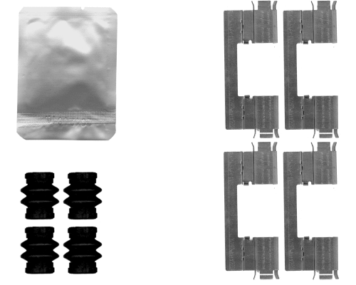 Accessory Kit, disc brake pad (MBA1873)