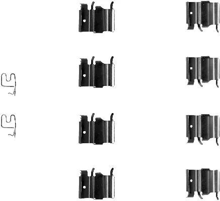 Accessory Kit, disc brake pad (MBA1244)