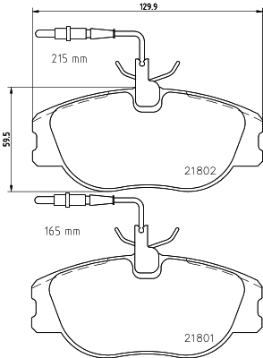 Brake Kit, disc brake (MDK0174)