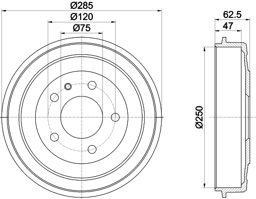 Brake Drum (MBD123)